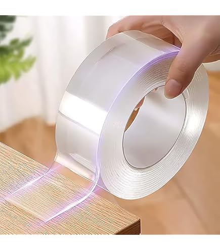 GTKWEX Doppelseitiges Klebeband - Extra Stark, 1,8mm, 3cm, Transparent