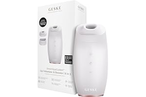 GESKE | SmartAppGuided™ Lip Volumizer & Booster | 6 en 1 | Rellenador de labios rápido | Lip booster labios más carnosos | Rellenador y ampliador labial automático | Aumento labios volumen selfie
