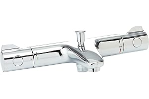 Grohe Mitigeur Thermostatique Bain/Douche - sans Raccords Grohtherm 800 34568000 (Import Allemagne)