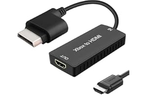 Y.D.F Convertisseur HDMI Xbox 360, Xbox 360 vers HDMI Convertisseur HD Link Câble pour Xbox 360, Xbox 360 vers HDMI Support 720p/1080p Compatible avec Xbox 360 et Xbox 360 Slim