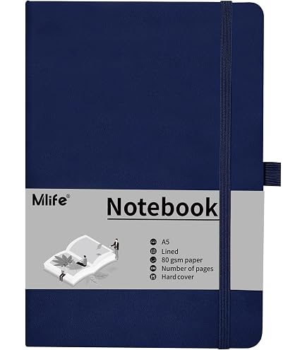 Carnet De Notes Campus A5 - Couverture Rigide, Papier 75g | Bullet Journal, Dessin | Fermeture Élastique