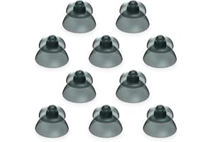 DLUSHE Pack de 10 cúpulas Power Dome para audífonos con auriculares de Phonak, Unitron y Hansaton. Tulipas talla L de 13mm de diámetro.
