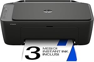 HP DeskJet 2920 89F97B, Stampante Multifunzione a Getto d'Inchiostro A4 a Colori, Fronte e Retro Manuale, 7,5 ppm, Wi-Fi, app, 3 Mesi di Inchiostro Instant Ink Inclusi, Nera