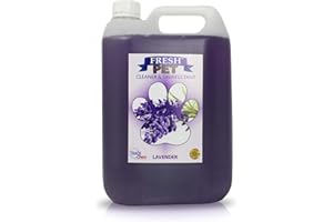 FRESH PET CLEANER DISINFECTANT DEODORISER KENNEL/CATTERY PRE FILLED 5L (LAVENDER)