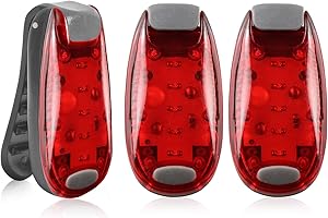 SPINNE LUCAS Juego de 3 luces LED intermitentes para la escuela, luz de seguridad, luz de paseo, luz para caminar, luz para niños, mochila, perros, gatos, corredores, cochecitos