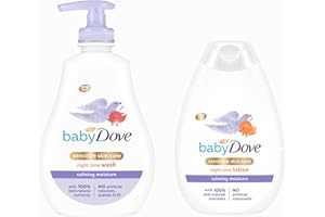 Baby Dove Calming Moisture Head to Toe Baby Wash 400 ml + Lotion 400ml