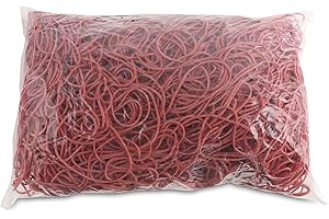 OFFICER PRODUCTS Elastici per UFFICIO PRODOTTI Diametro 80mm 1,5x1,5mm 1000g Rosso/Piccoli Accessori Ufficio/Tipo-Standard/Materiale-Gomma/Peso (g)-1000 / Colore-Rosso/Dimensione-1,5x1,5mm