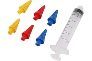 Inge Ear Wax Removal Syringe Kit | Professional Ear Syringe Kit for Removing Ear Wax | Safe Ear Wax Removal for Blocked Ear Cleaning | Includes 6 x Quad Stream Colour Coded Tips