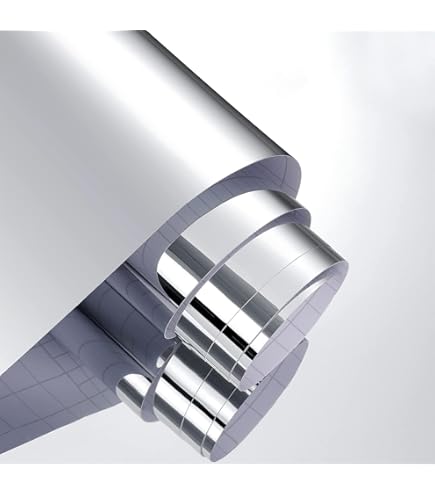 Carta Da Parati Specchio Adesiva - PVC Per Mobili E Pareti - Foto 8