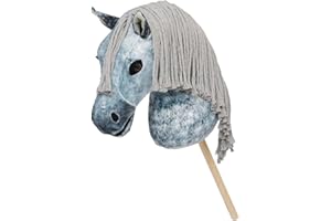 LeMieux Hobby Horse Sam - Dapple Grey Show Jumper - Realistic Head - Perfect for Kids