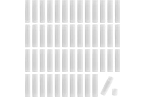 PTJJXA 50 sztuk pustych pomadek z tworzywa sztucznego, puste tubki do ust, puste tubki do ust, przezroczyste tubki do pielęgnacji ust, pojemnik na błyszczyk do ust, balsam do ust (białe)