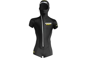 CRESSI Shell Jacket 5mm – Sobretraje de Manga Corta en Neopreno Ultra Stretch con espesores diferenciados 5+3.5mm