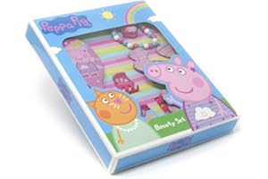 CHARACTEROUTLET PeppaPig Children's Character Girls Hair Beauty Accessories Set