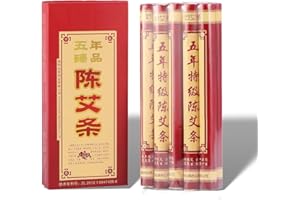 WYTINO Moxa Artemisa Puro,Moxa Chino Palos de rollo de Moxa Moxibustión, 10 piezas de rollos de Moxa de para moxibustión acupuntura artemisa moxa roll artemisa Ai ye Ajenjo chino para moxibustión