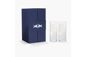 Red Bull Doppelpack Glas, Gläser im Dosen-Design, Merch Geschenkset (2x für 220 ml)