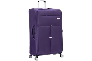 SKYLARK LUGGAGE Extra Large Suitcase 32" Super Lightweight Luggage 20% Expandable 4 Wheels Spinner 3-Digit Combination Lock Soft Shell Luggage Check in for 30kg