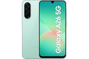 Samsung Galaxy A26 5G, Smartphone con Funzioni intelligenti, 3 anni di Garanzia del produttore, Display Super AMOLED 6.7”, 6GB RAM, 128GB, 5.000 mAh, memoria espandibile, Mint [Versione Italiana]