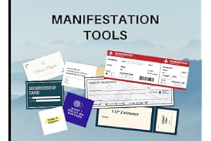 Manifestation Tools: Abundance Checks, Business Cards, Boarding Passes and More to Manifest Your Dreams and Desires | Law Of Attraction Kit