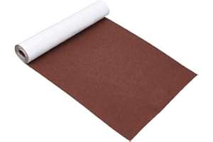 BENECREAT - Forro de Fieltro Autoadhesivo, 40 cm x 2 m, Color marrón Oscuro para la fabricación de Disfraces y la Caja de cajón para Joyas, bastón de Tela, 1 mm de Grosor