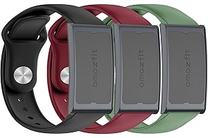 OUTPUTBT 3-Pezzi Silicone Cinturino Compatibile con Amazfit Helio Strap Smart Band Cinturini per Uomo Donna