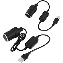 Adattatore Accendisigari USB - Convertitore 5V A 12V Per Dash Cam E GPS