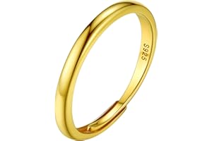 PROSILVER Anillo de Dedo Ajustable Plata 925 con Detalles, Anillo de Cruz Cadenas Banda Luna Estrella Nudo Celta, Anillo de Boda para Mujeres Hombres (Con Caja de Regalo)