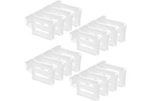 DAWRIS Ferma Bottiglie Frigorifero 16pezzi Divisorio divisorio per frigorifero Divisori Organizzatori Per Frigo Regolabili Mantengono Ordinato Per La Casa Cucina Ufficio