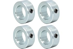 TONAUP Bagues de Réglage, 20mm Foret Profondeur Butée Anneau, 4 Pièces Anneau Positionneur