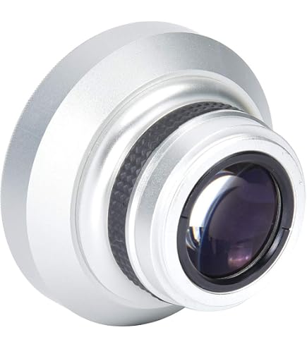 Andoer - Obiettivo macro universale per smartphone da 30 mm a 120 mm, senza distorsioni, con panno di pulizia, scatola
