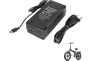 CERFFOOL Caricatore 54,6 V 2 A per ENGWE EP-2 Pro Engine Pro Bike e scooter E caricatore di ricambio con cavo di ricarica, caricatore rapido, batteria al litio adattatore