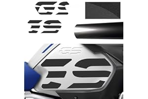 BLACK DOVES GRAPHICS 2pz Adesivi Compatibili con Fiancate Serbatoio Motorrad R 1200 1250 GS Adventure LC (Anthracite)