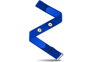 STARKVISTA Heart Rate Monitor Chest Replacement Strap, Adjustable HRM Strap, Soft Elastic Chest Mount for Garmin, Polar, Wahoo, Powerlabs, Uptivo, HRM Transmitters, Compatible with 45mm Equipment