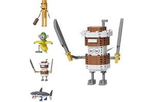 Giaonlgy Italianas Brainrot Figuras, Tung Tung Tung Sahur 3D Figuras, Trallalero Trallala Toys de Construcción, Ideas Creativas de Modelos de Personajes Populares para Niños, Adultos (CA)