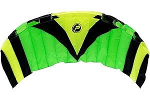 Wolkenstürmer Paraflex Sport 1.7 Cerf-Volant, Bleu - Aile de Traction - Tapis de Pilotage avec des Fils résistant aux déchirures