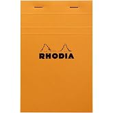 Rhodia Bloknot 14200 No. 14 Kareli 80 Sayfa, 11 x 17 cm, Turuncu