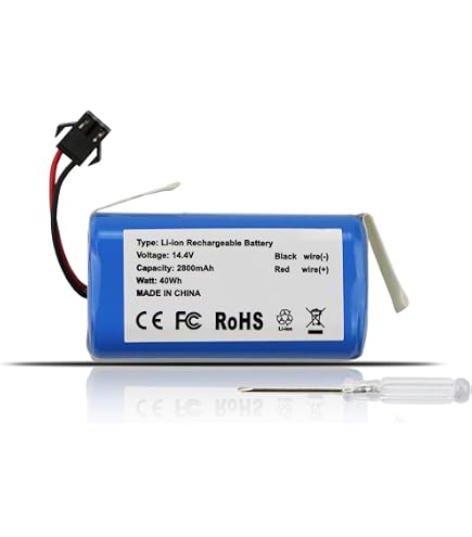 Batterie Li-ion 3500 MAh Pour Aspirateur Robot Lefant (M201, M210, M301, Etc.) - 14,4 V, Remplacement