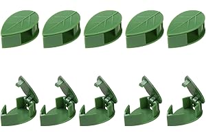 DaiUni Clip per Piante, Parete per Piante Autoadesiva Plant Supports Accessorio per Appendere Piante Rampicanti, clip di Fissaggio per Interni ed Esterni, casa, organizzazione dei Cavi, 10 PCS.