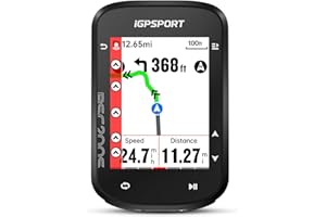 iGPSPORT BSC200S Bike Computer Cycling Computer Bike GPS Computer With 2.4'' Color Display Continuous Ride Function Motion Detection One-Touch Navigation Compatible Smart Radar Taillight