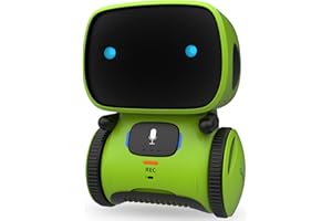 GILOBABY Interactive Smart Robot Toys, Intelligent Robot for Kids, Children Girls & Boys Robotic 3 Years Old Up, Voice Control & Touch Sense, Dance & Sing & Walk, Recorder & Speak Like You