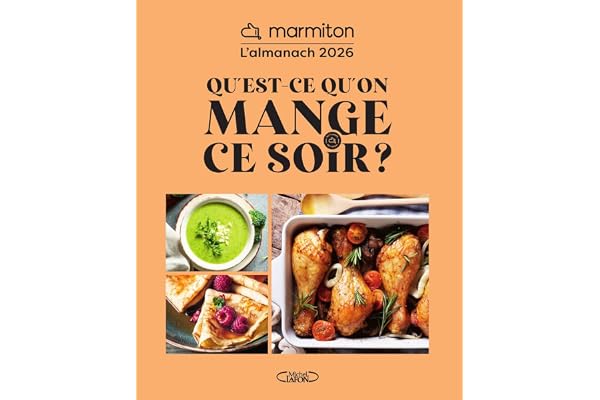 Almanach Marmiton 2026 - Qu'est-ce qu'on mange ce soir ?