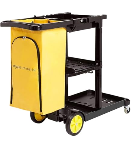 Combisteel reinigingswagen Procart Jet 735S met dweilpers en emmer