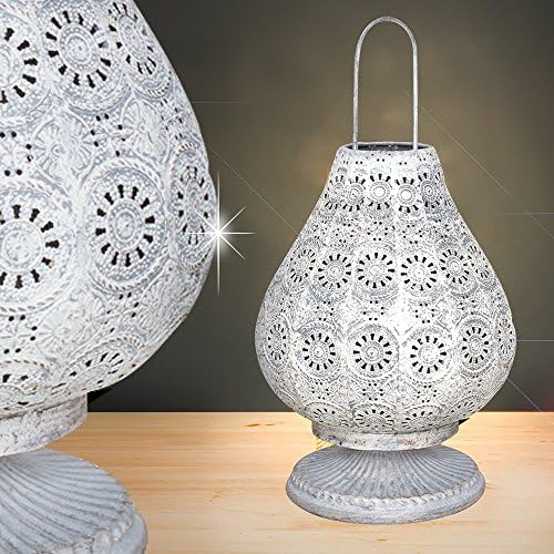 MIA Light Oriental Table light ↥360mm/ Orient/ Grey/ Metal/ Night lamp Arabic Moroccan Bedside table