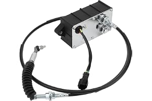 Xiuganpo Throttle Motor AC2/1500 för SANY Grävmaskin, Legerat Stålhölje | Kompakt lätt gasreglage, motorställdon för SY135-8 SY365-8 SY335-9, enkel installation