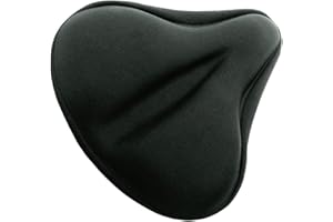 CUCUBA Coprisella Bici Gel Copri Sella Bici Imbottito Confortevole per MTB Bici da Strada e Cyclette 27 x 25 cm