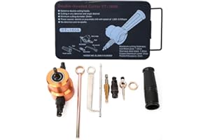 Wosume Double Head Sheet Metal Cutter Versatile Nibbler Drill DIY Cutting Car Repairing Tool 360°