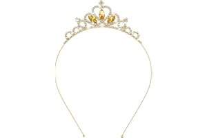 WLLHYF Silber Prinzessin Krone Kristall Schärpe Tiara Strass Stirnband Haarschmuck für Geburtstag Weihnachten Dekoration Frauen Mädchen Braut Hochzeit Haarbänder Schmuck