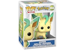 Funko POP! Games: Pokemon - Leafeon - Kolekcjonerska figurka winylowa - Pomysł na prezent - Oficjalny towar - Zabawki dla dzieci i dorosłych - Fani gier wideo