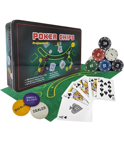 Set Da 2 Mazzi Di Carte Da Poker E Blackjack | 100% Plastica, Impermeabili E Flessibili | Con Guide Alle Mani E Strategie