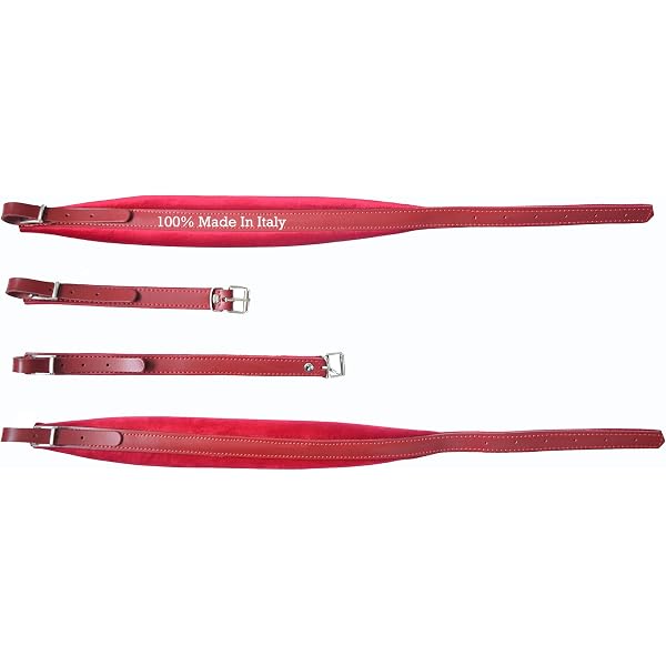 Tracolle Professionali Per Fisarmonica Made In Italy - Larghezza 8 Cm, Imbottitura 1.8 Cm, Pelle E Velluto