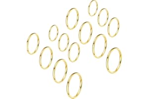 VELESAY 14 Stück Edelstahl Ringe Stapelbarer Knuckle Ringe für Damen Frauen 2MM Dünner Knöchelring Midi Band Ringe Stapelringe Fingerringe Edelstahl Knöchel Ringe Set Damen Schmuck